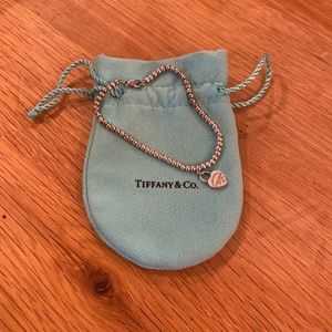 Tiffany & Co. Beaded Silver Bracelet